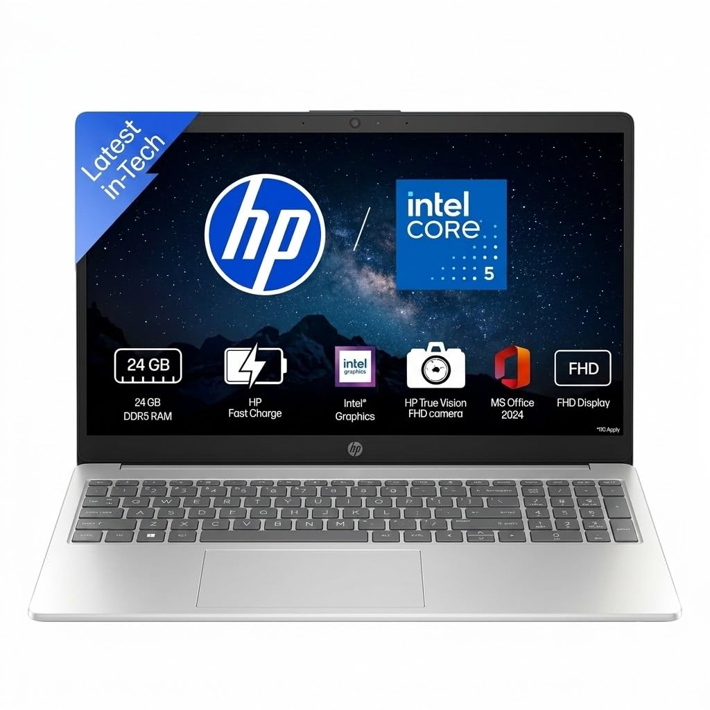 HP Laptop 39.6 cm (15.6) 15-fd0262TU, Silver